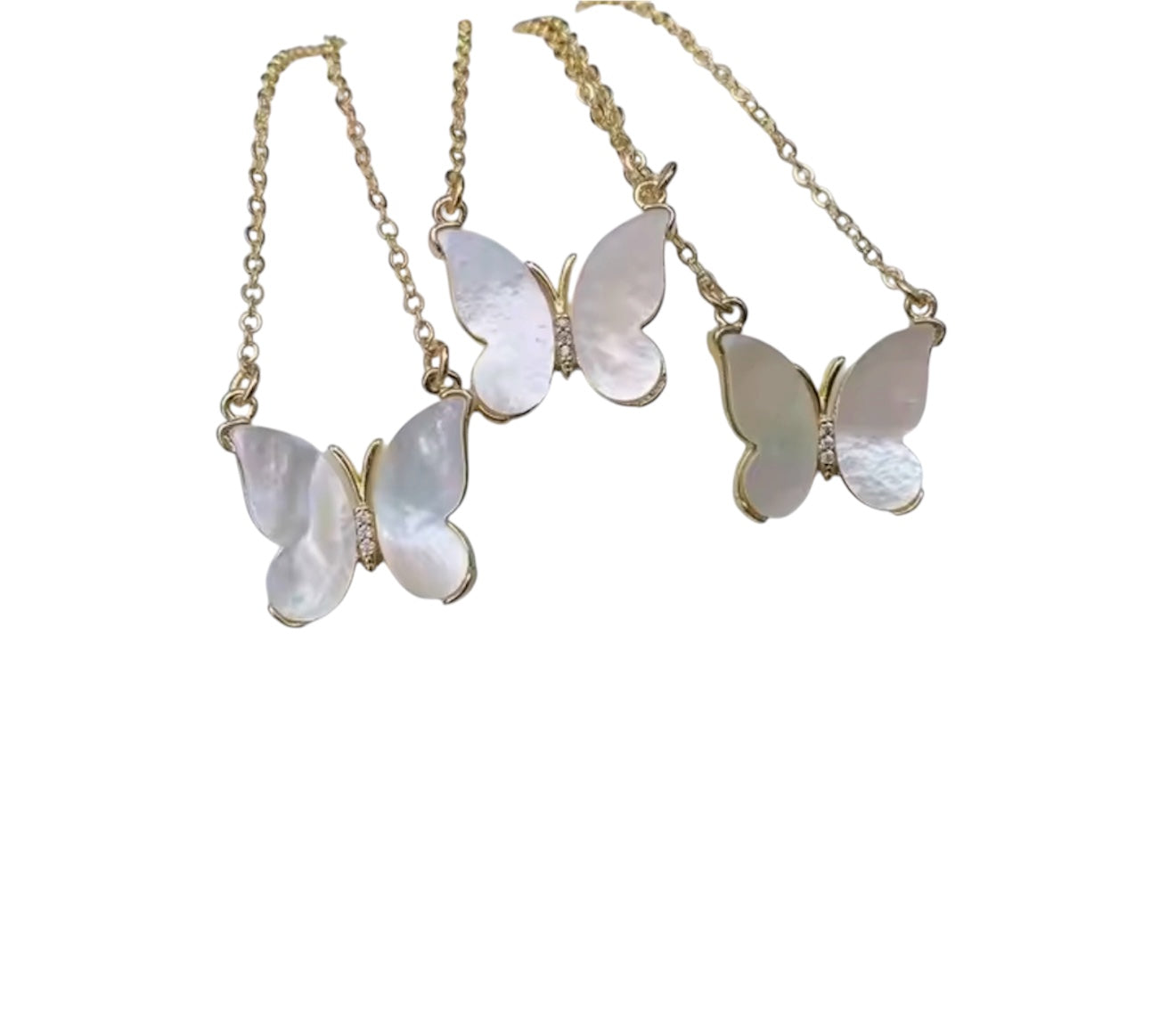 Pearl Butterfly Necklace