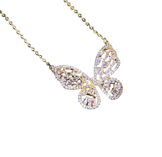 Large Butterfly Necklace