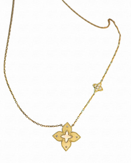 Double Clover Necklace
