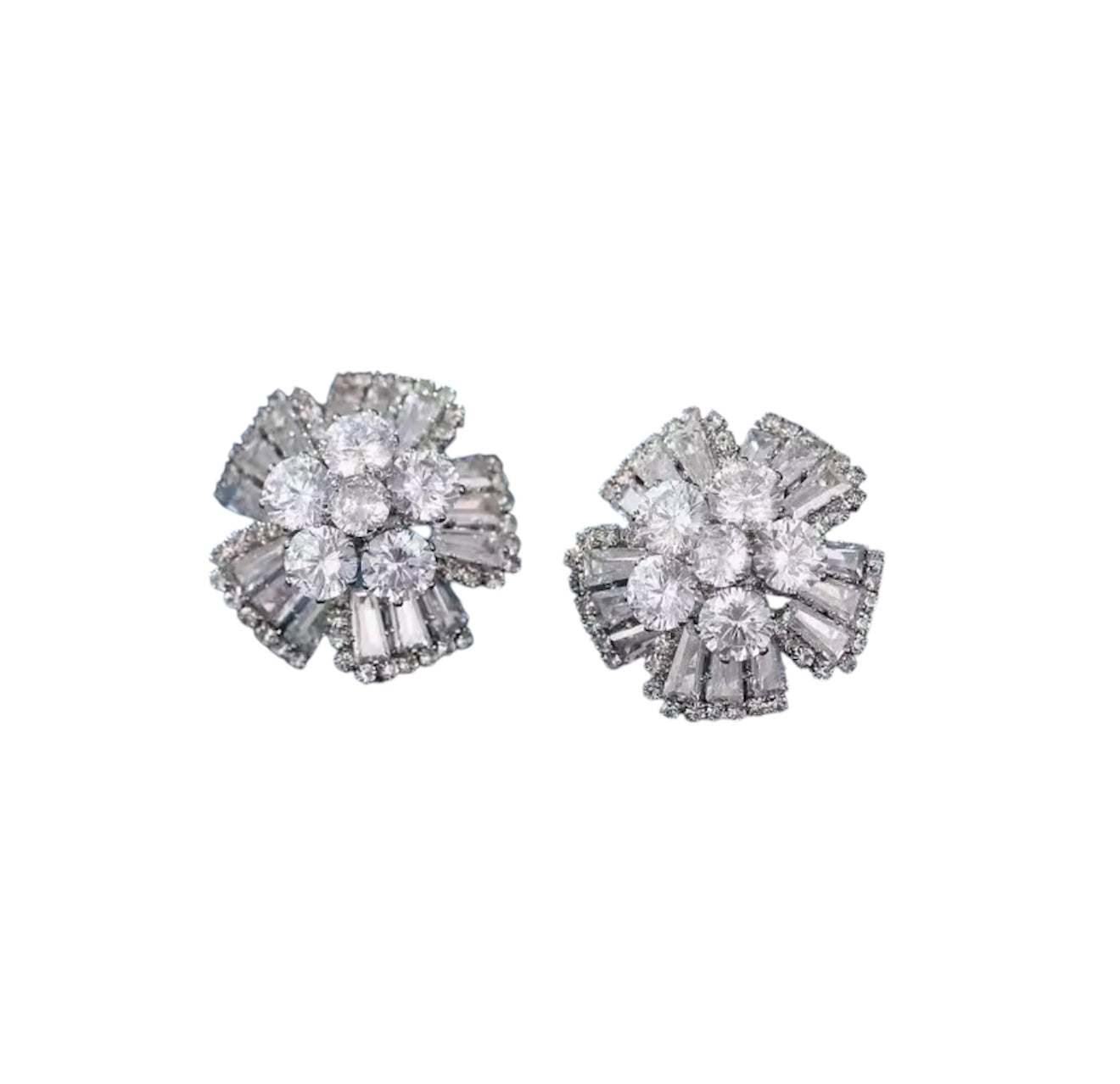 Floral Cluster Sophisticated Earrings