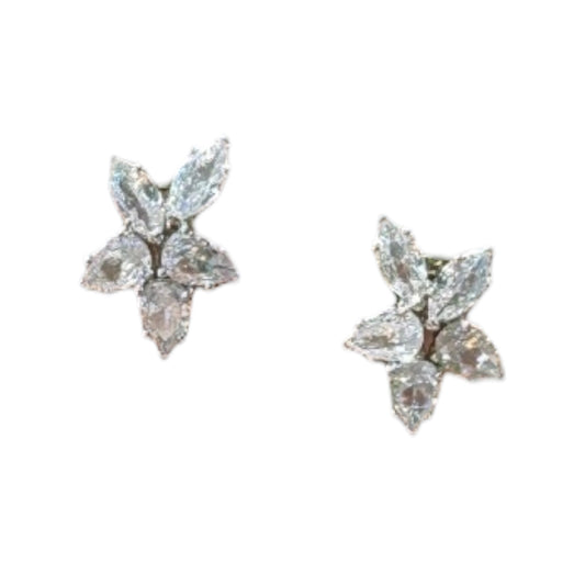 Frosted Bloom Stud Earrings