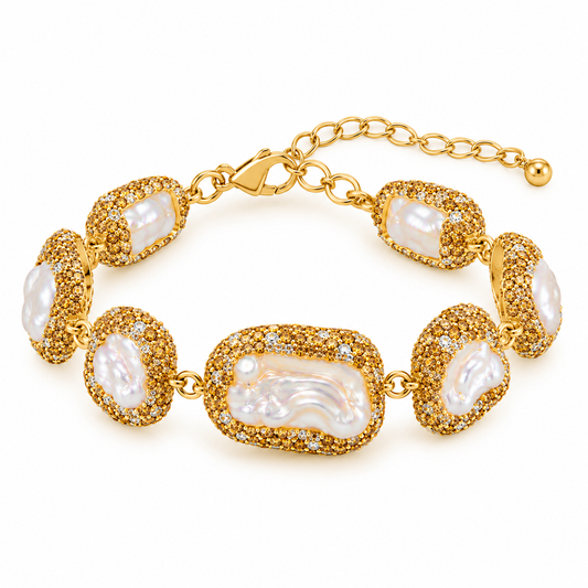 Bling Bling Pearl Bracelet