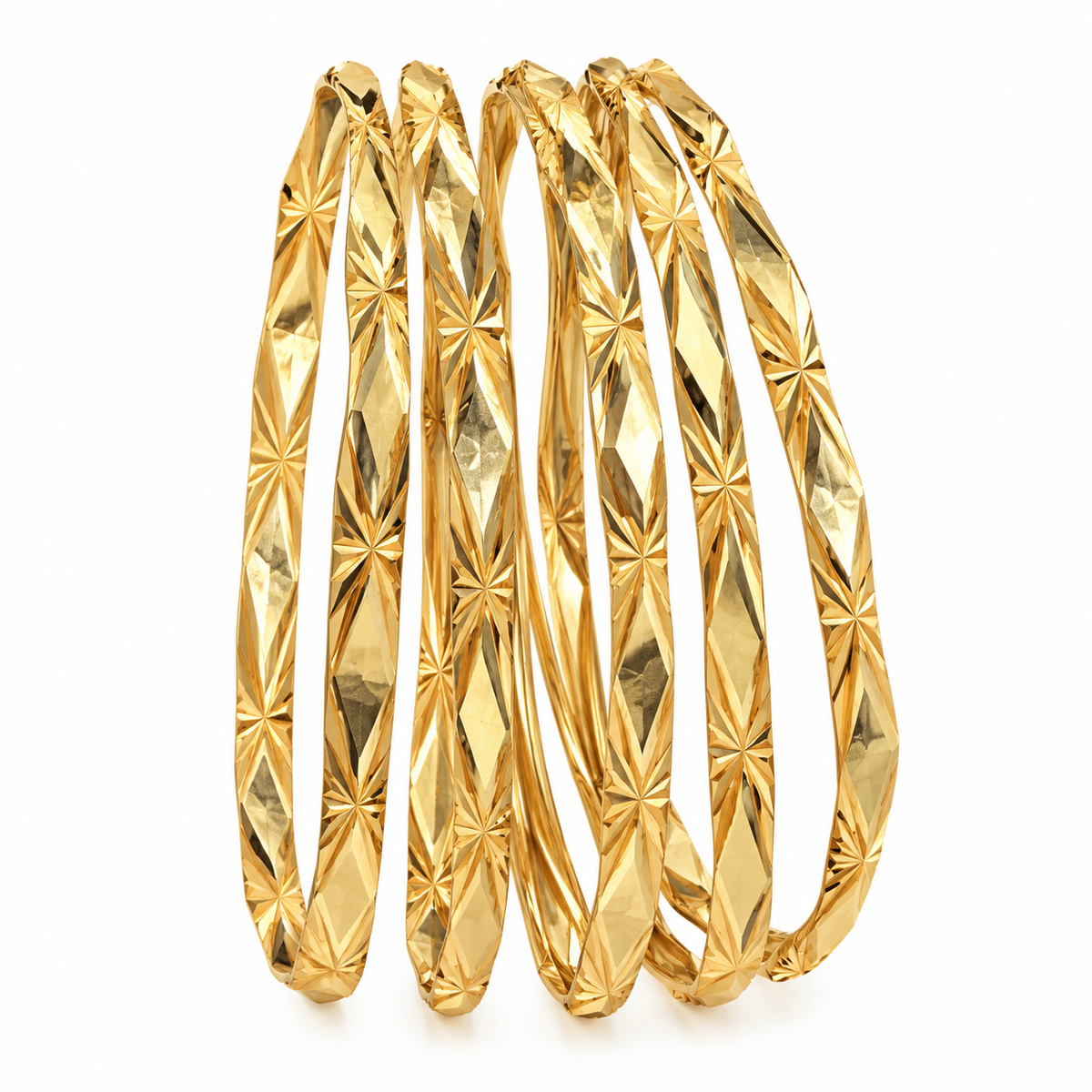 Star Iced Out Bling Bangles