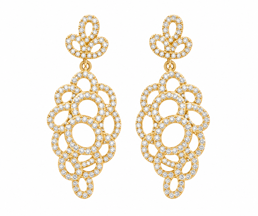 Hanging Sophisticated Bubble Earrings