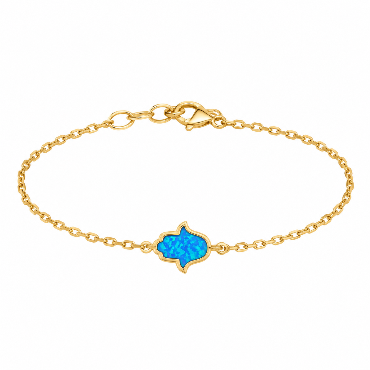 Blue Hand Bracelet