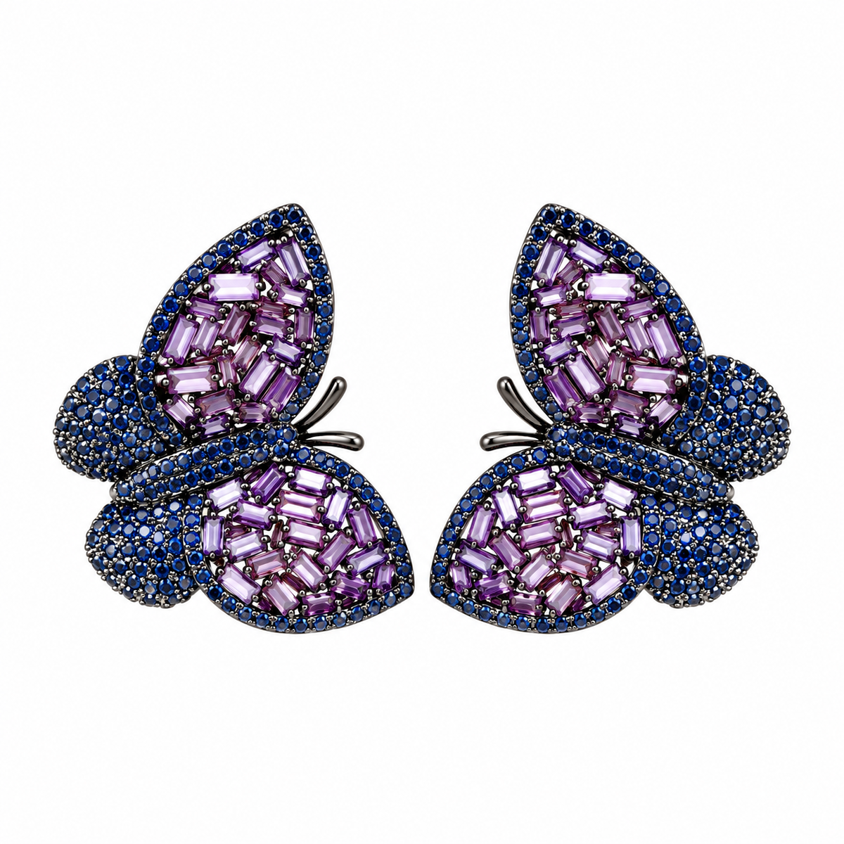 Butterfly statement earrings
