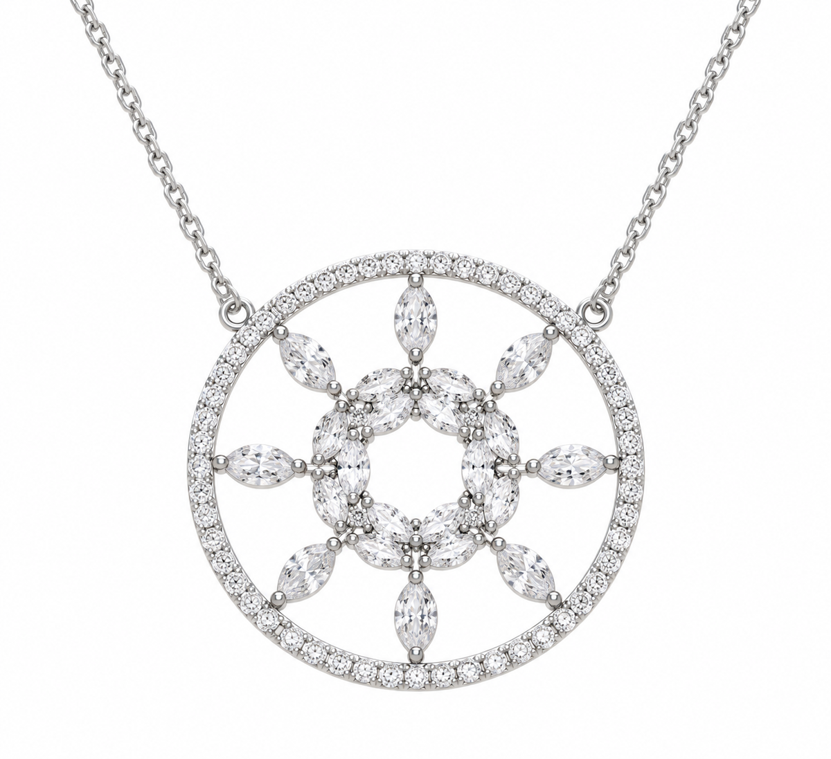 Double Round Pendant