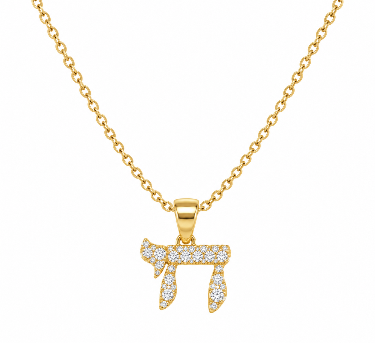 Chai slanted necklace