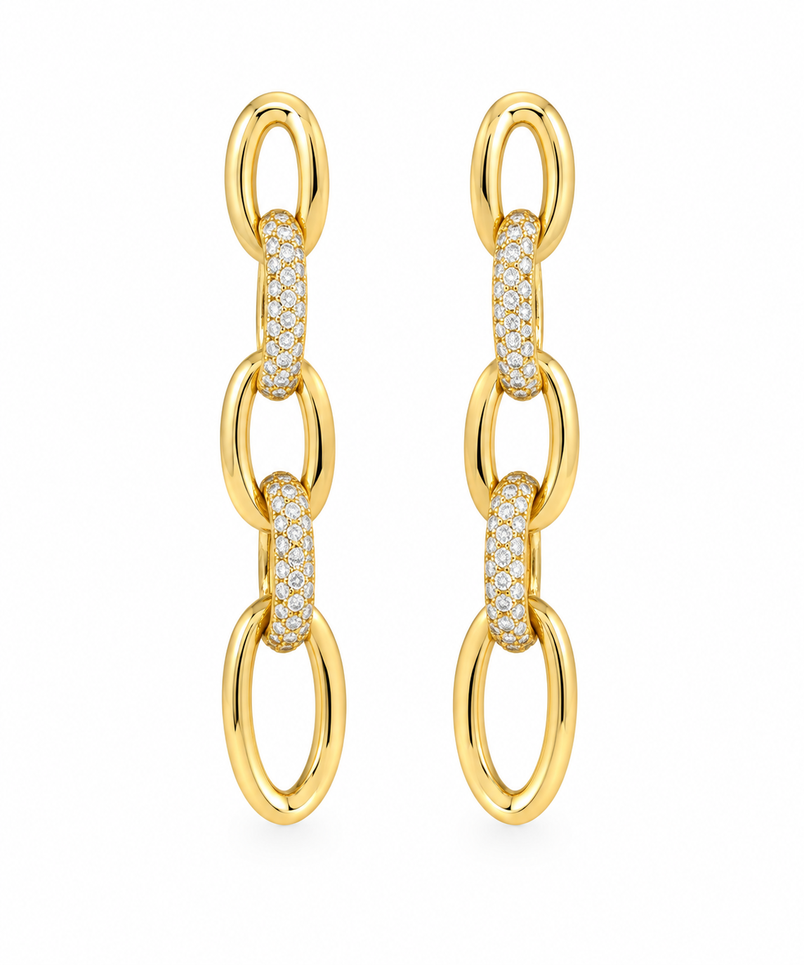 Chain looped Earrings