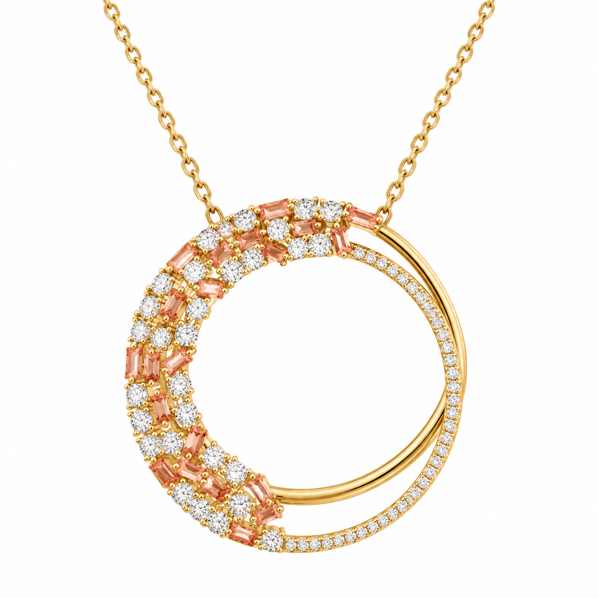 Citrine Twisted Neclace