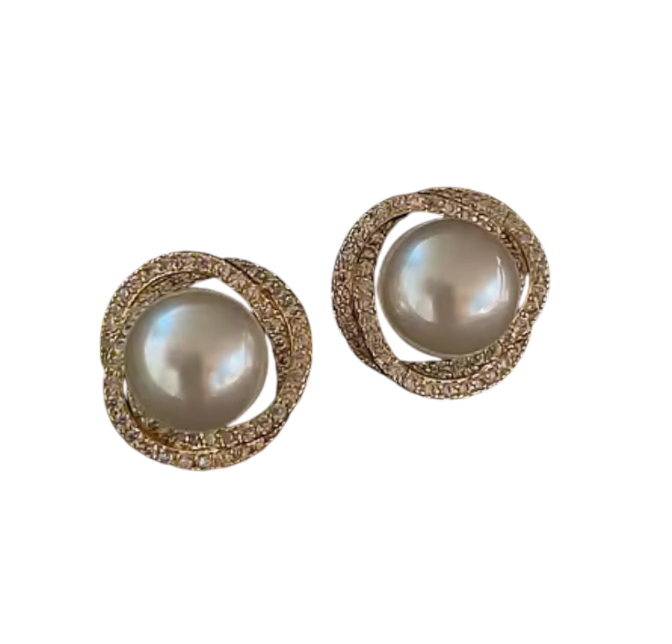 Twisted Pearl Earrings