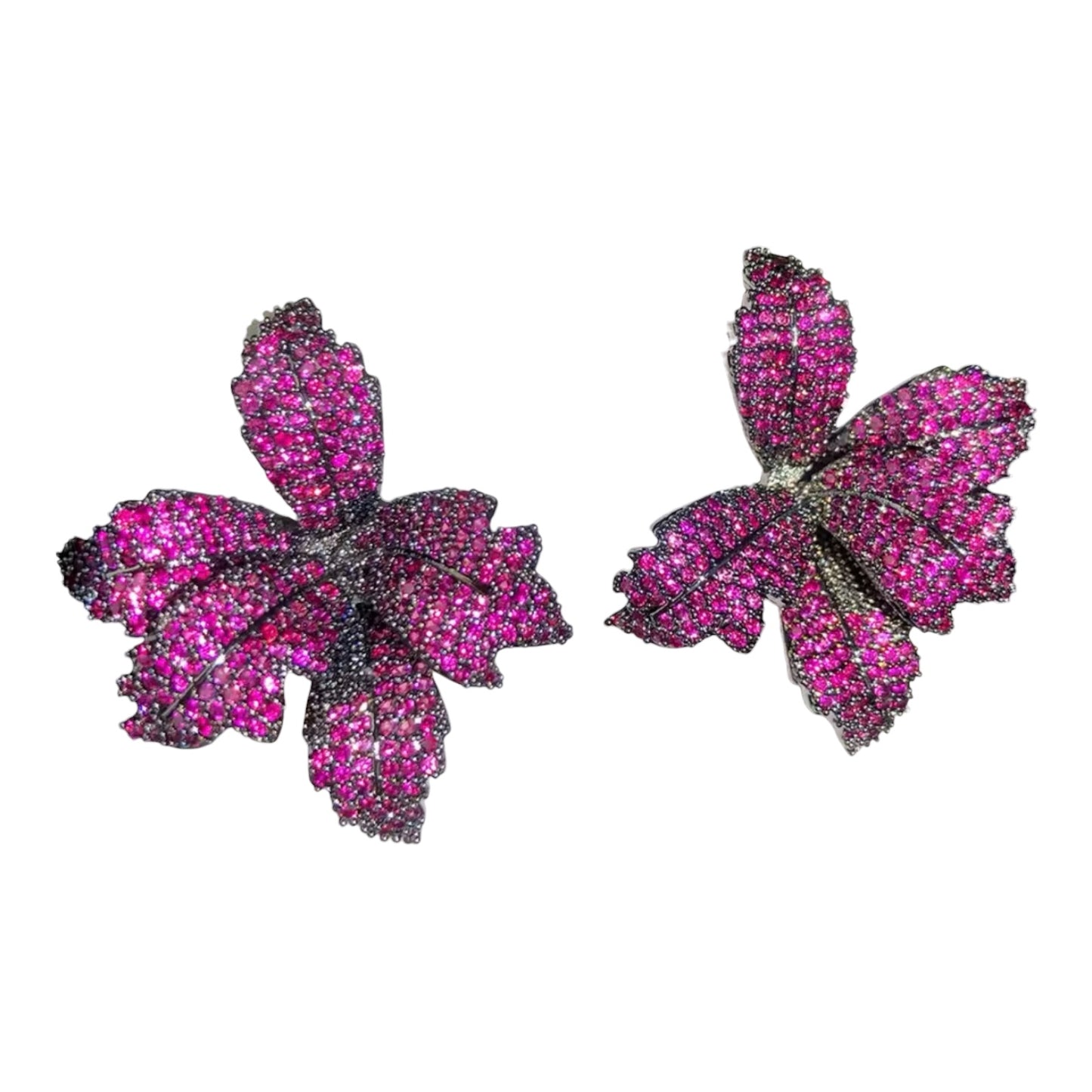 Pink Elegance of the Garden Earrings