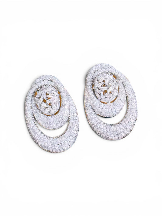 Show Stopper X Cluster Earrings