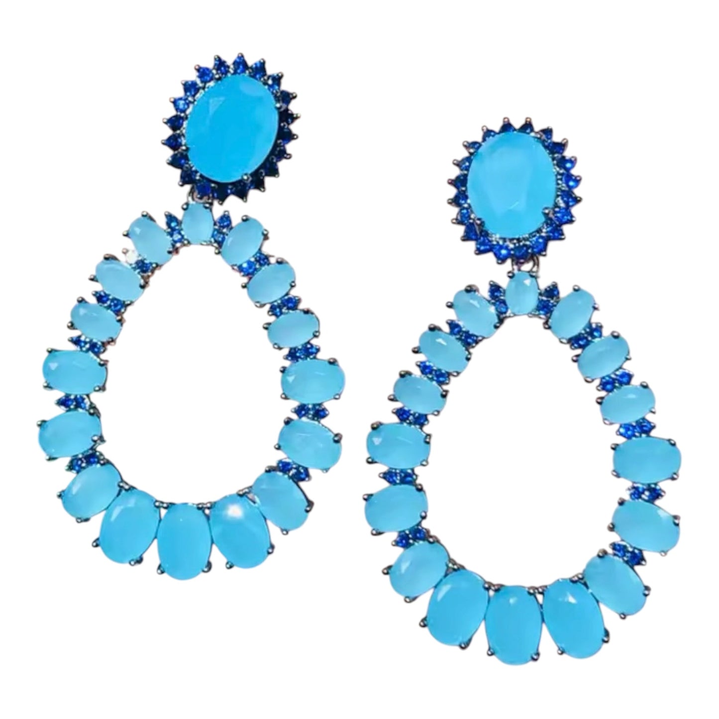 The double blue Earrings