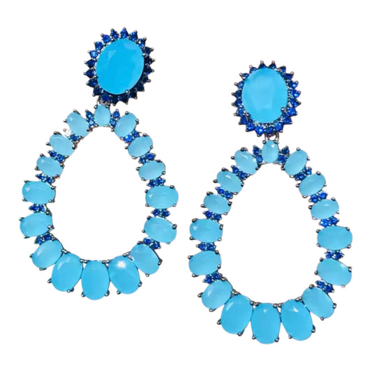 The double blue Earrings