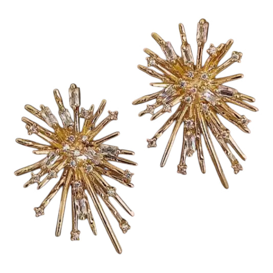 Crystal Burst Earrings