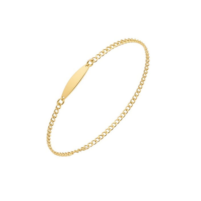 Curved Bar Baby Bracelet
