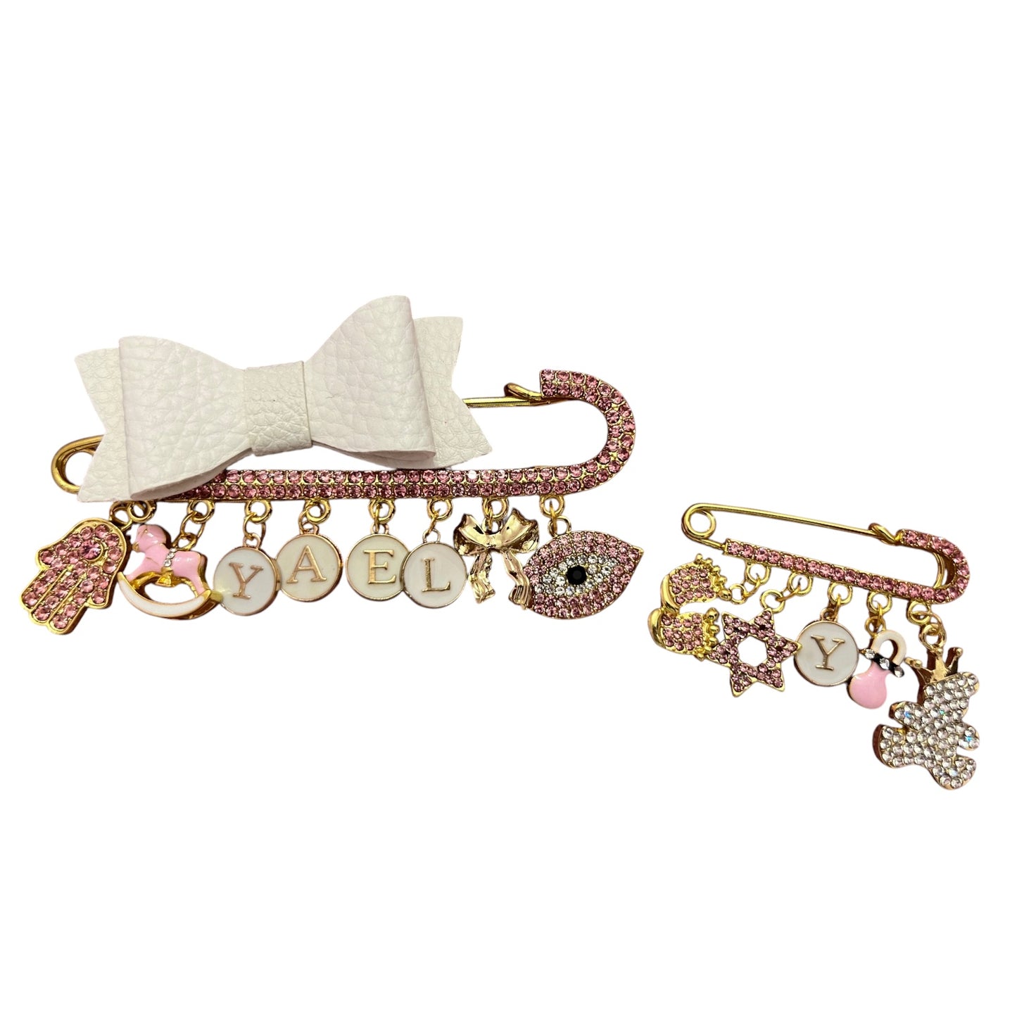 Baby Name Pin Girl / 8 Loop