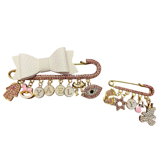 Baby Name Pin Girl / 8 Loop
