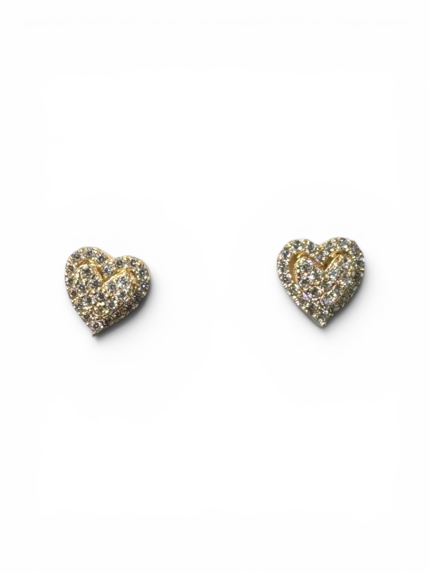 14KT Heart Earrings
