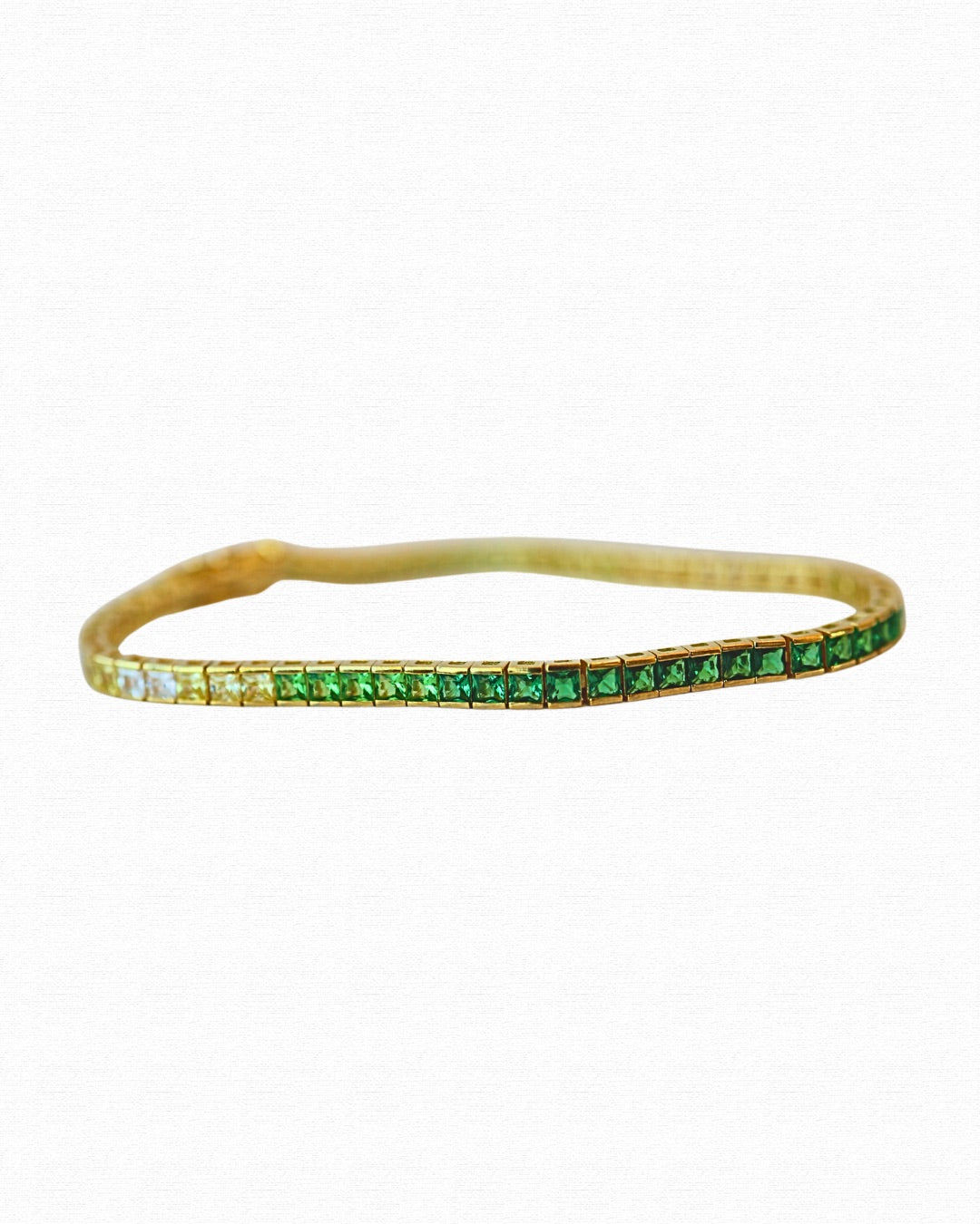 Green Ombré Tennis Bracelet