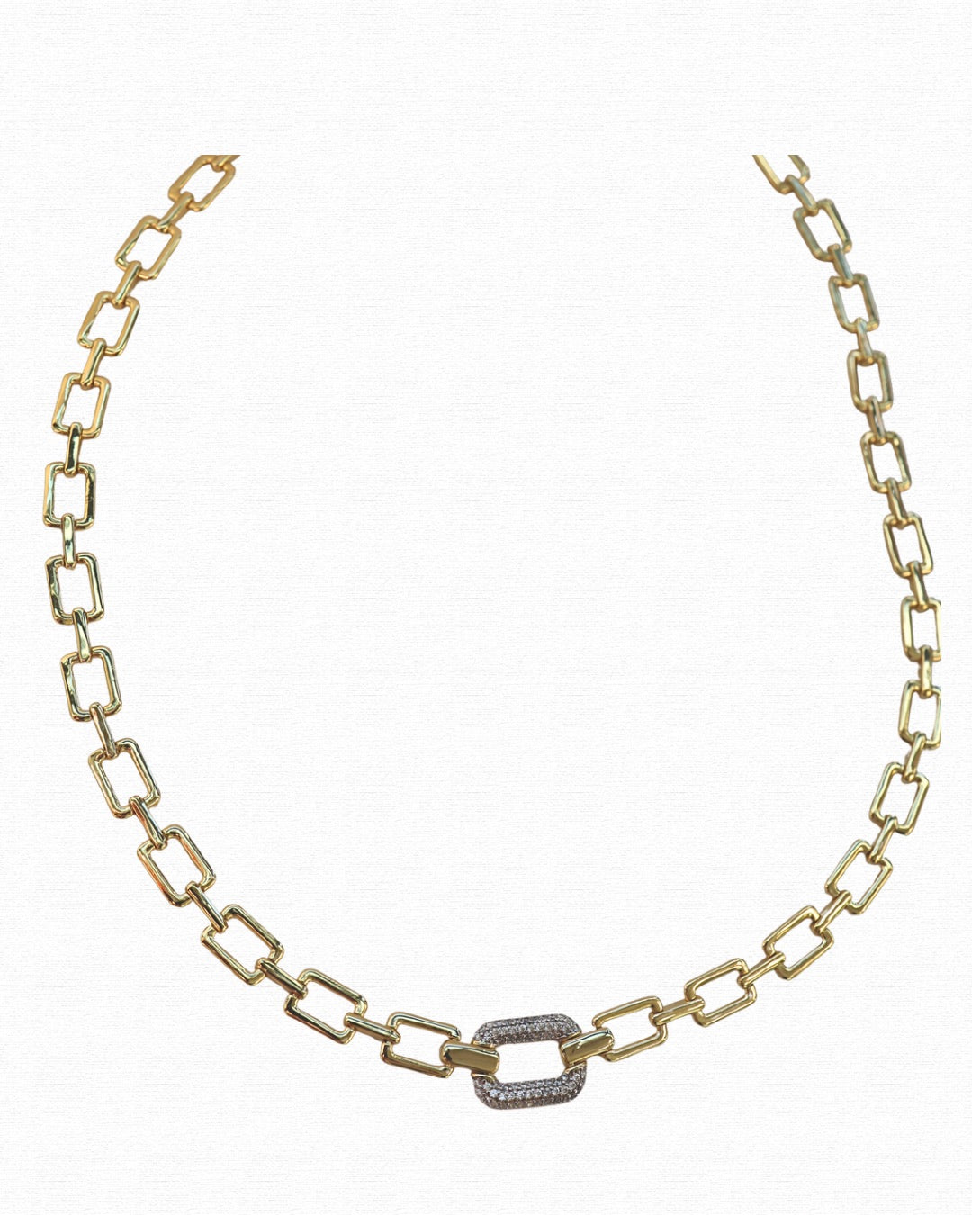 Squared Chain Necklace