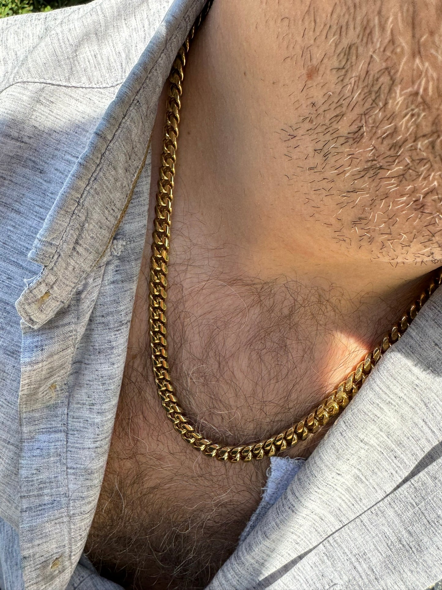 Thick Cuban Chain Mens Necklace