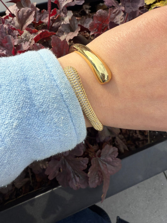 The Liquid Gold Cuff Bangle