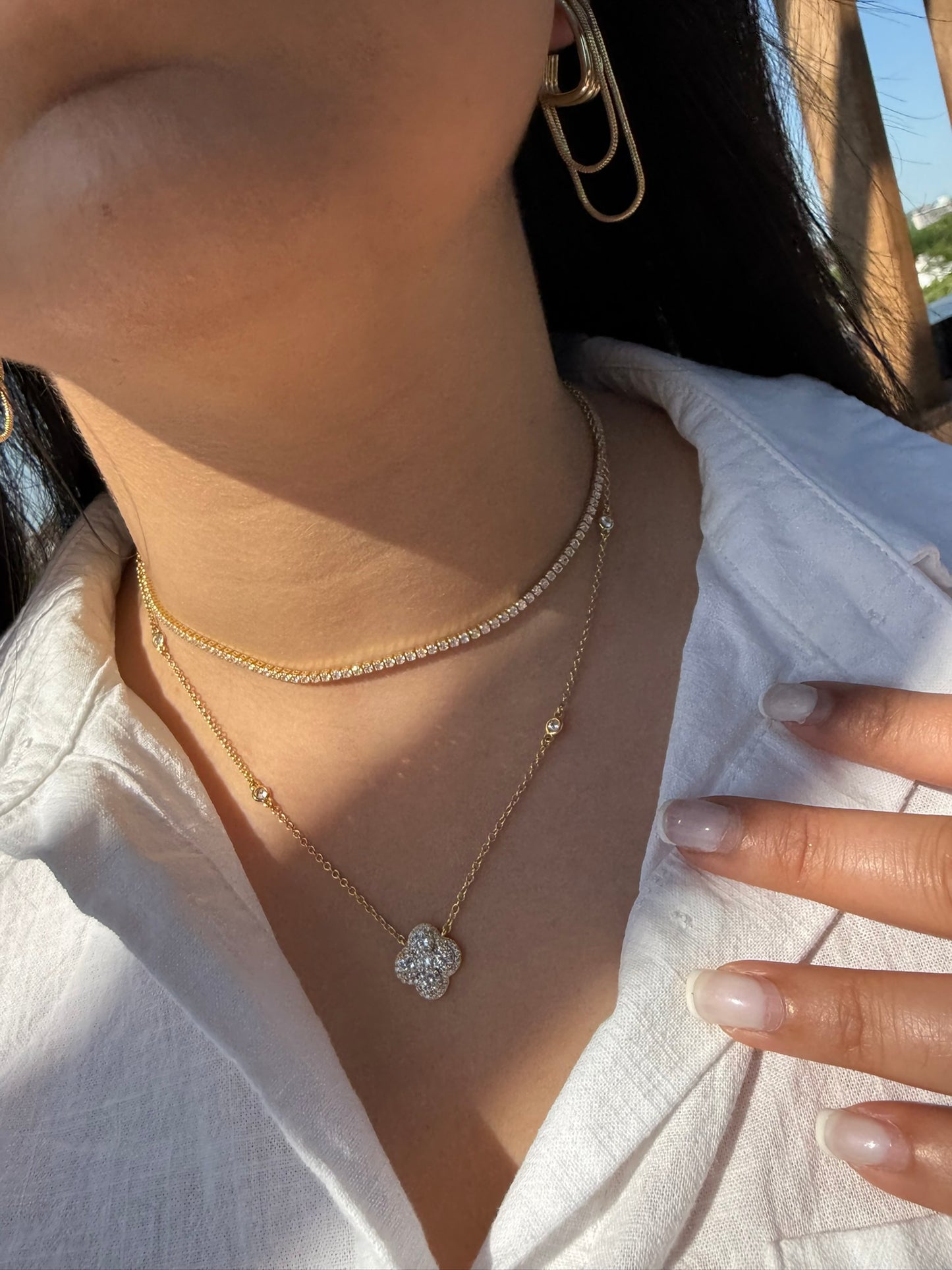 Choker Tennis Necklace