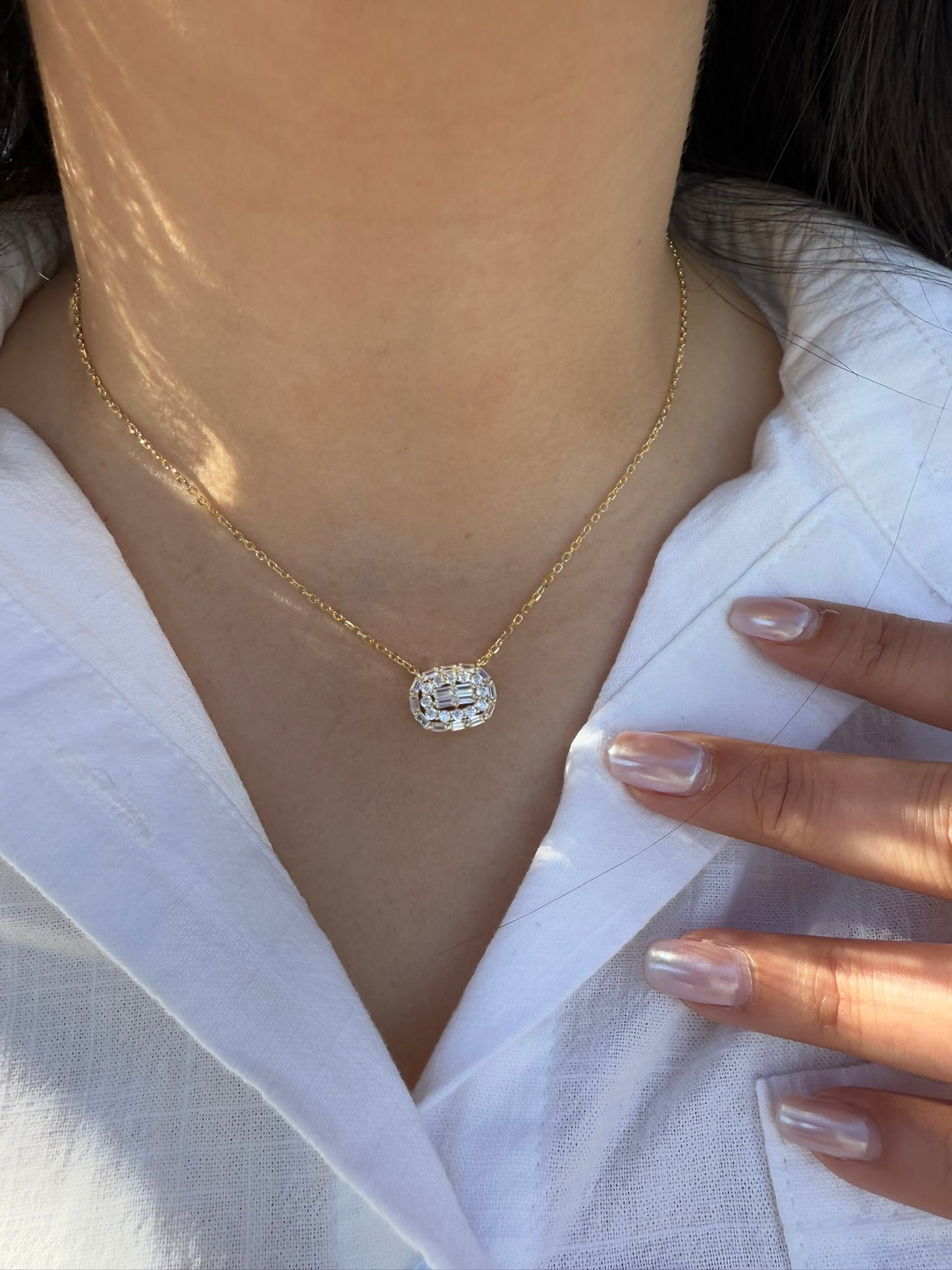 Regal Halo Necklace