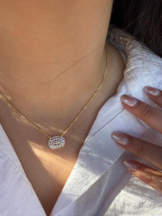 Regal Halo Necklace