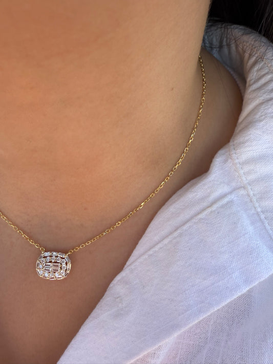Regal Halo Necklace