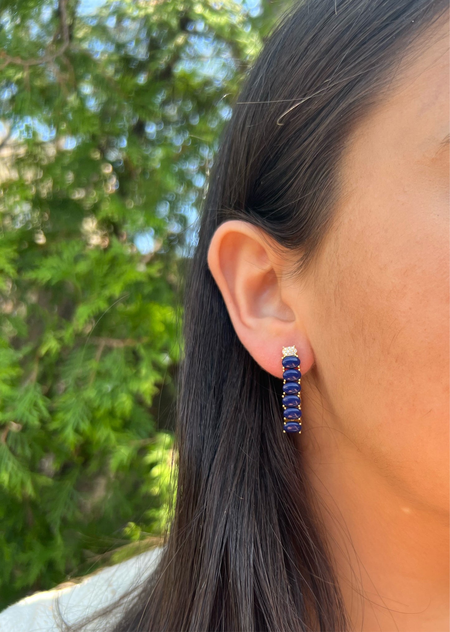 Lapis Drop Earrings