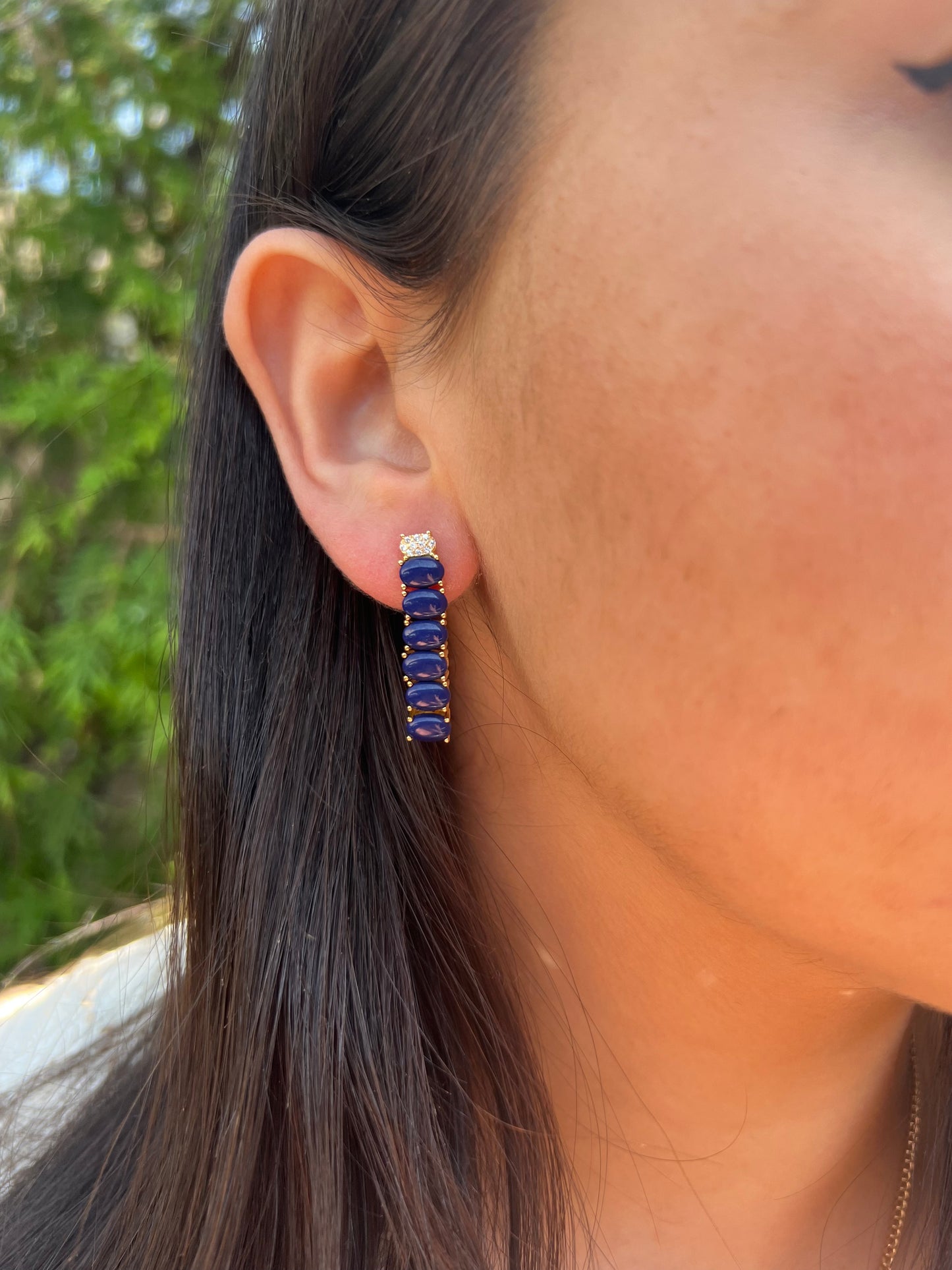 Lapis Drop Earrings