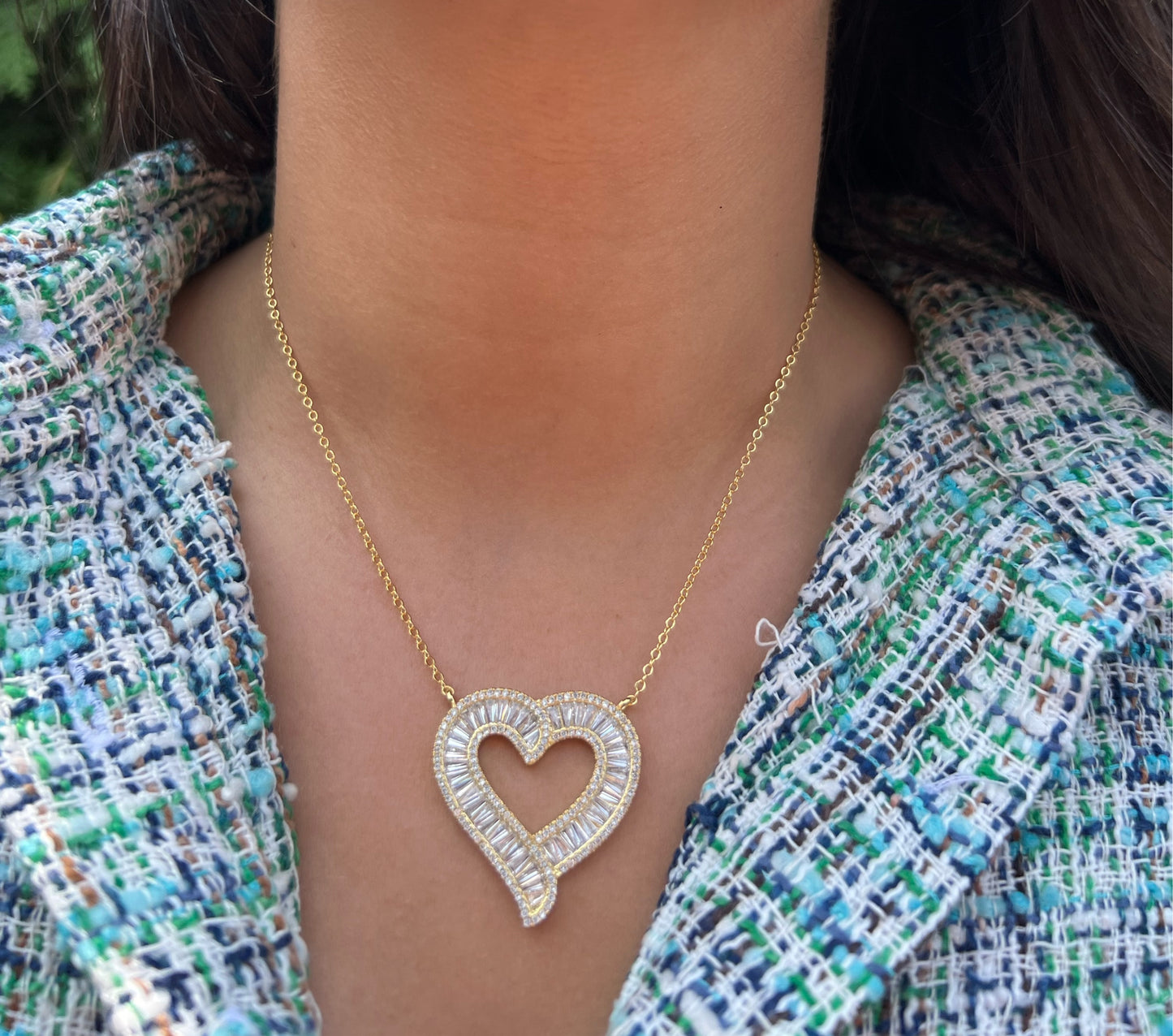 Heart Cocktail Necklace