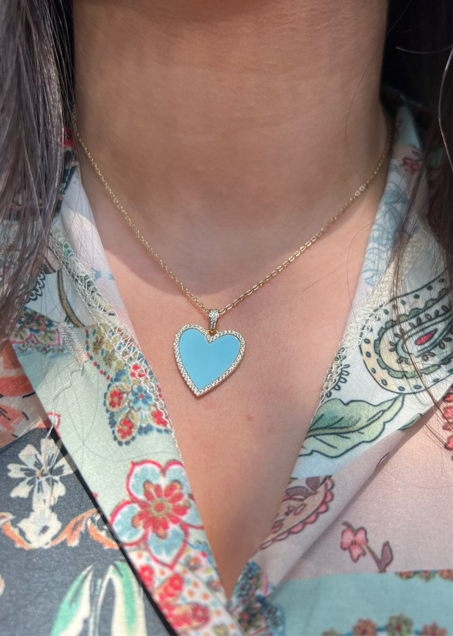 Turquoise heart Necklace