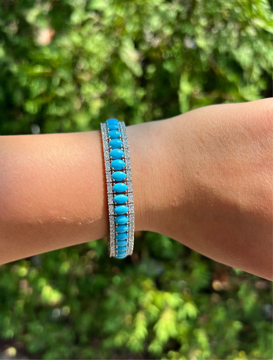 Turquoise Tennis Bracelet