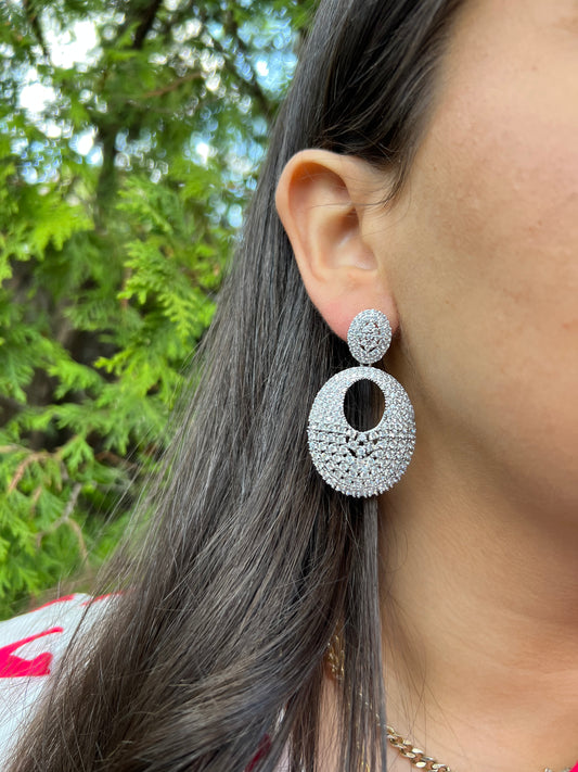 Cocktail Pave Earrings