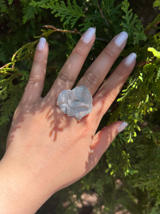 Wavy Cocktail Ring