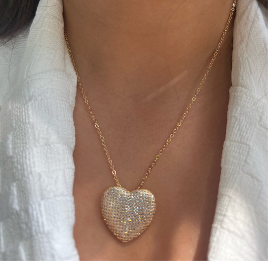 Heart Pave Pendant