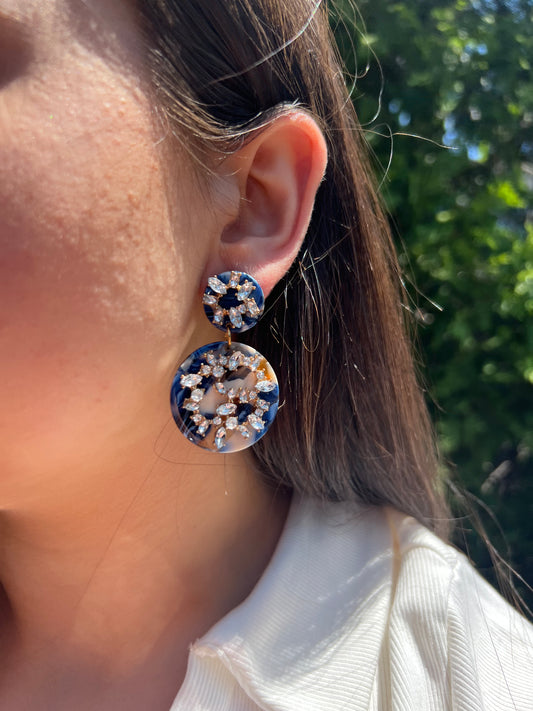 Marbleized Earrings