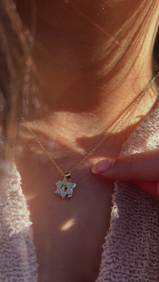 Magen David x Chai Necklace