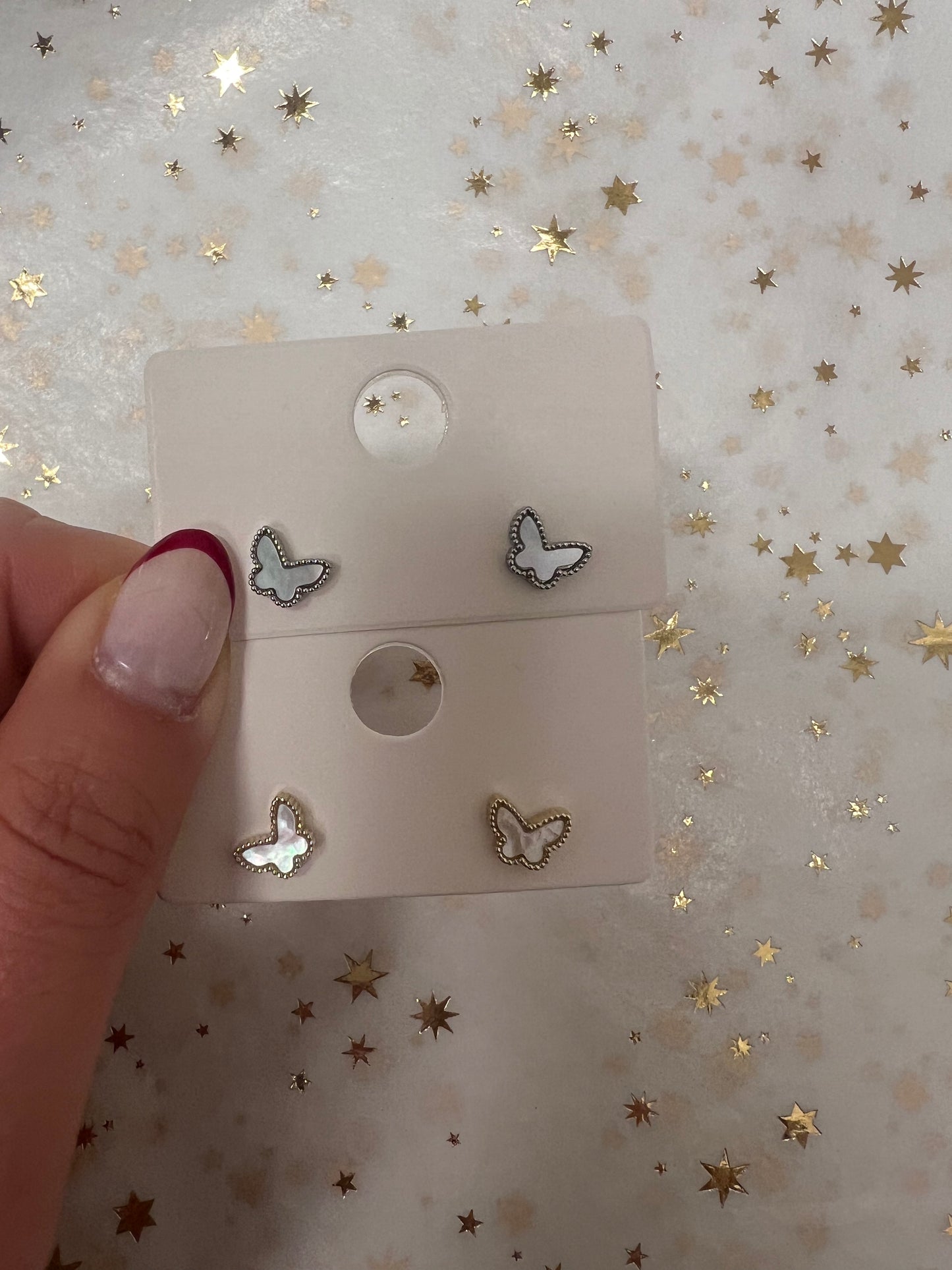 Butterfly Stud Earrings Girls