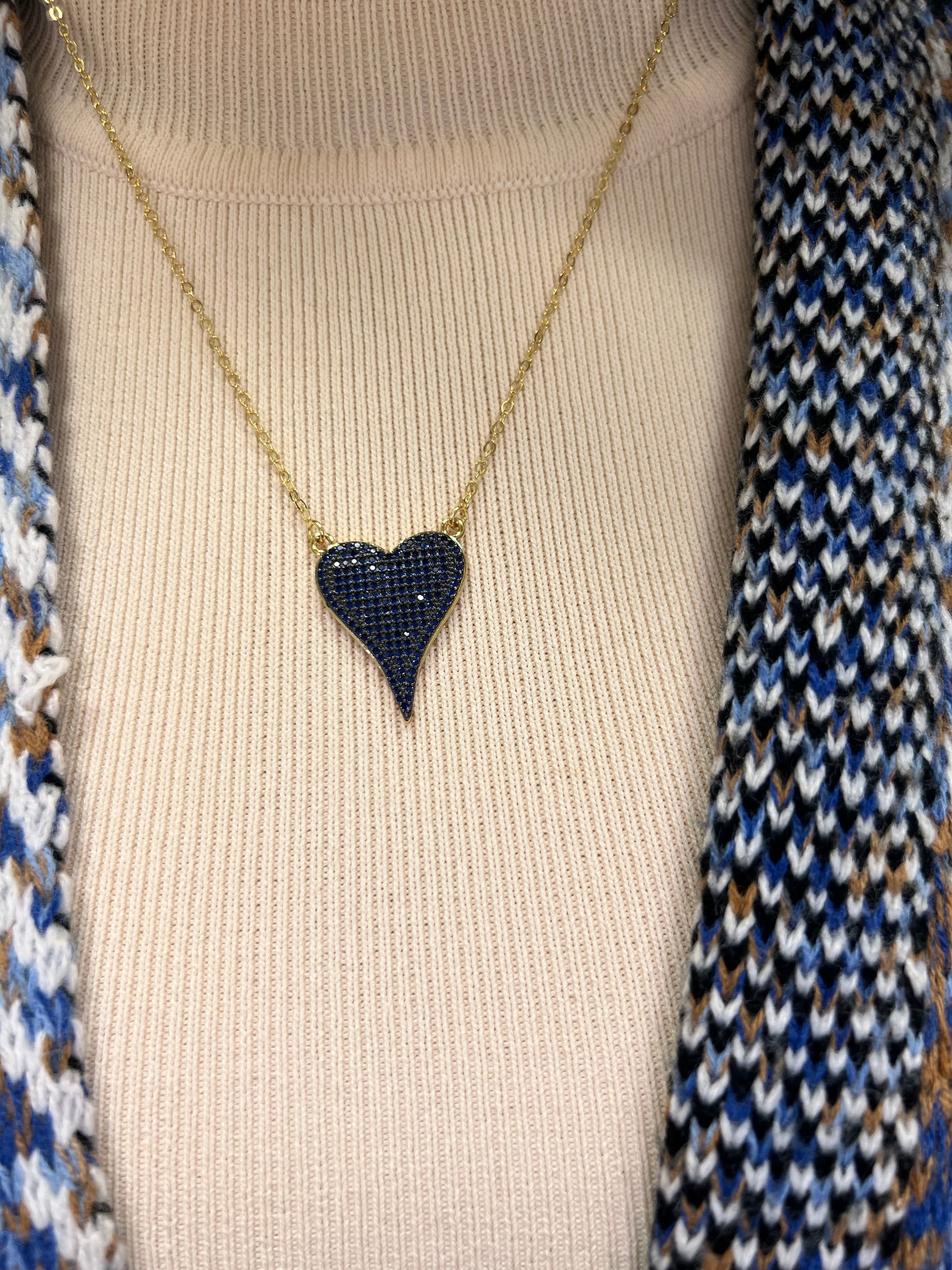 Blue Heart necklace