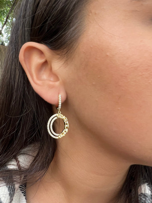 Double Looped Earrings