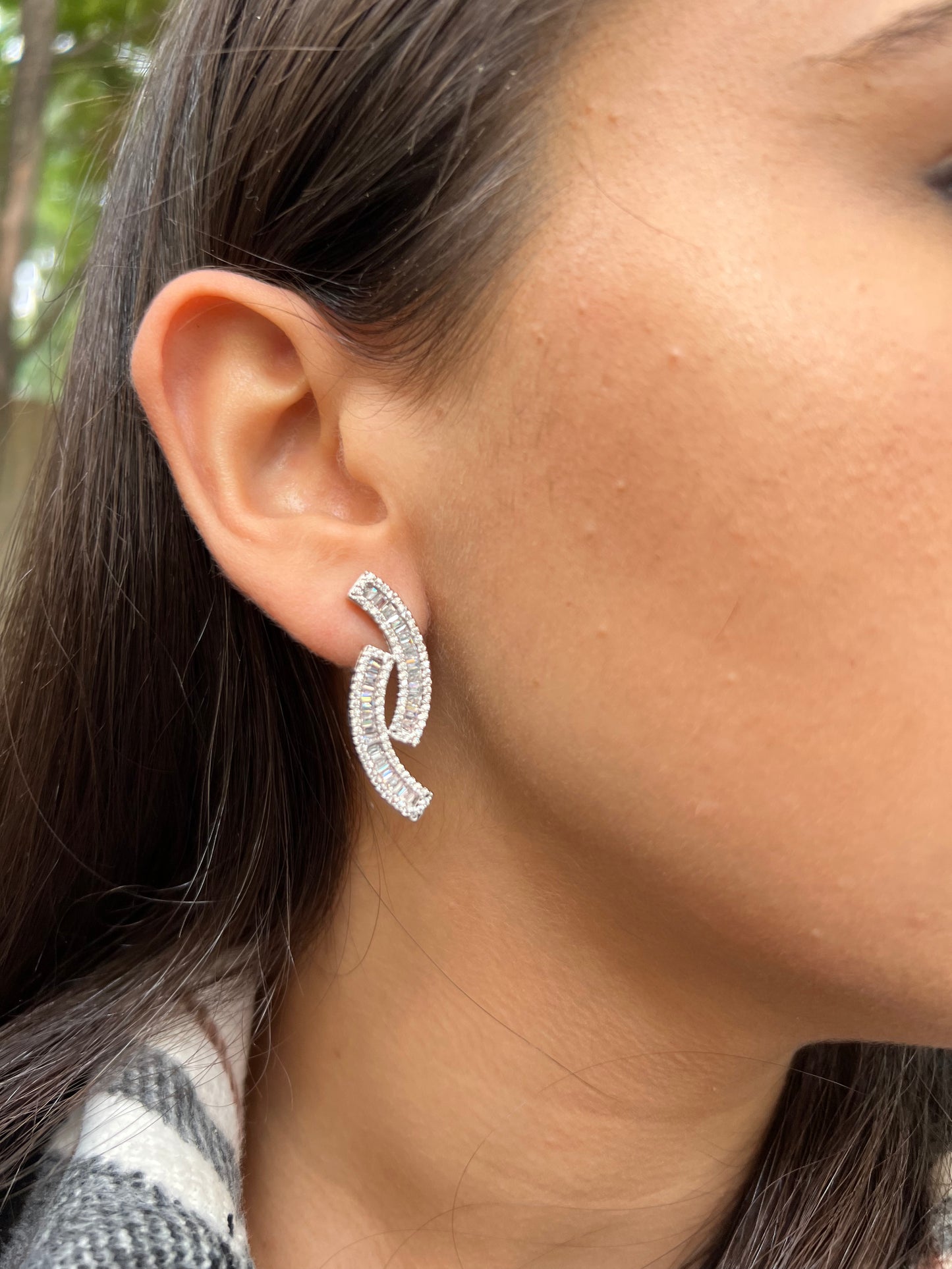 Double Curved Earrings