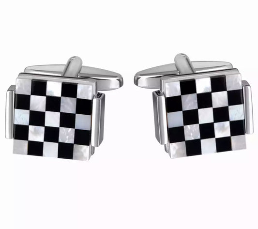 Checkered Cufflinks