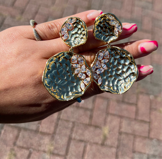 Hammered Earrings