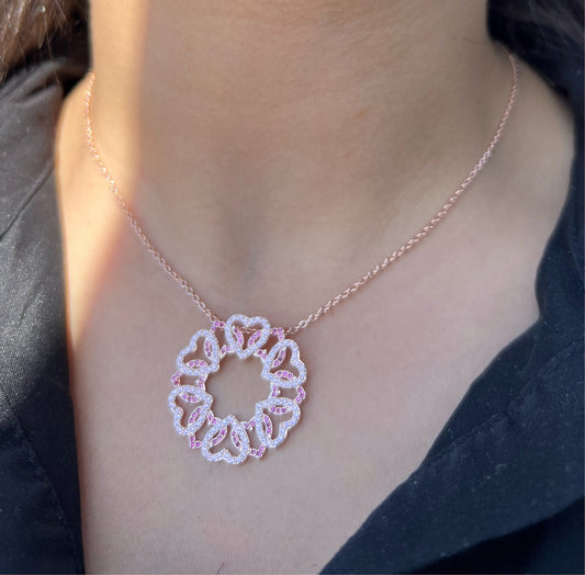 Rose gold Heart Pendant