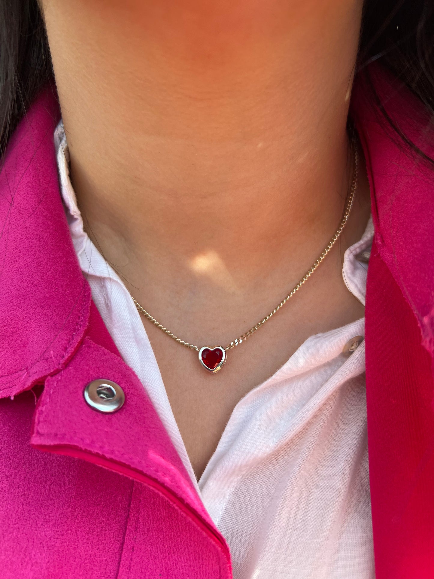 Red Heart Necklace